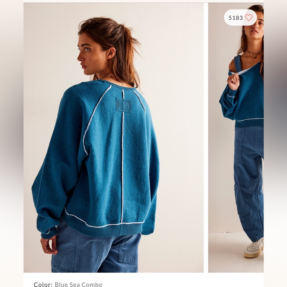 ISO!! Free People We The Free Midnight Pullover, Size XS - Picture 2 of 2